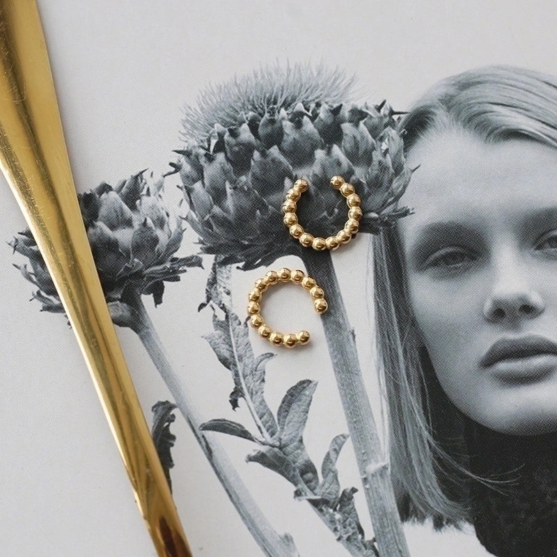 304 Stainless Steel 18K Gold Plated Earrings