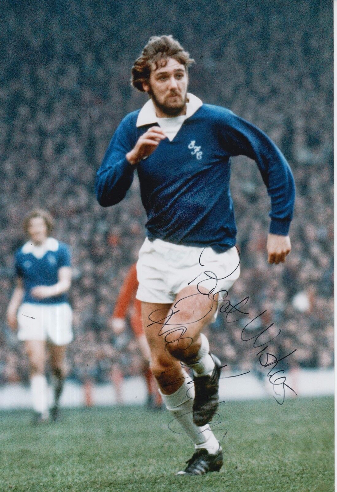 Roger Kenyon Hand Signed Everton 12x8 Photo Poster painting.