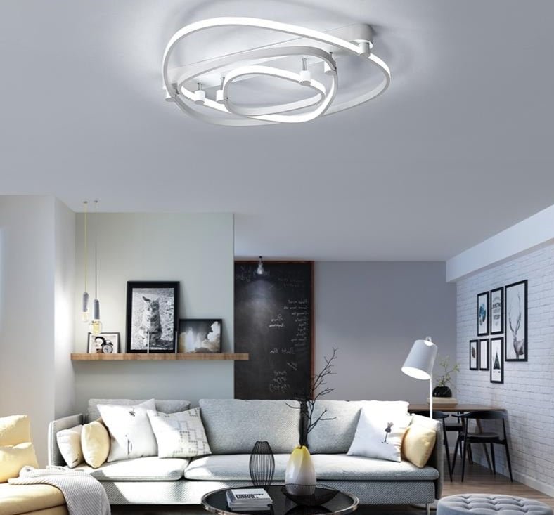 New LED Ceiling Lights For Living Room Luminaria Abajur Indoor Lights Fixture Ceiling Lamp For Home Decorative Lampshade