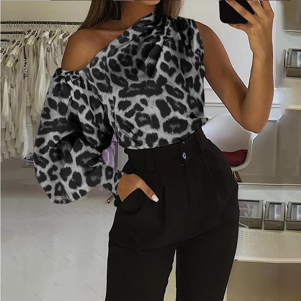 Sexy Off Shoulder Women Office Shirts Celmia Fashion Long Sleeve Blouse Casual Loose Tops Lady Elegant Blusas Plus Size Femme