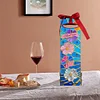 Wooden 5D DIY Diamond Art Label Liquor Bottle Cover for Wedding Birthday Holiday