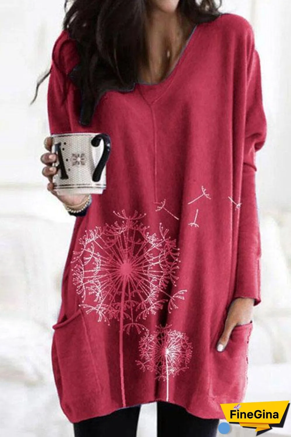 Dandelion Loose Fit Sweatshirt T-shirt