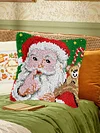 Christmas-DIY Latch Hook Rug Pillowcase Kits 43*43cm