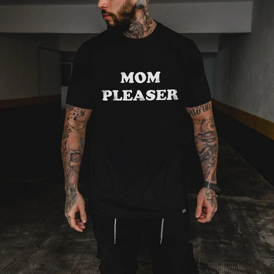 Mom Pleaser Print Men's T-shirt -  