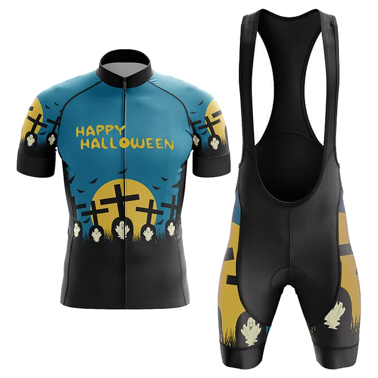 Happy Halloween Men's Short Sleeve Cycling Kit