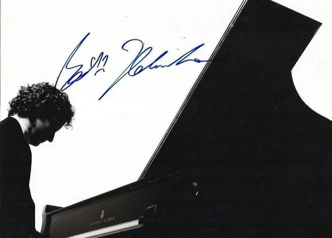 Martin Helmchen PIANO autograph, In-Person signed Photo Poster painting