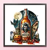 Halloween Magic Drinks-14CT Stamped Cross Stitch 50*50cm/19.69*19.69in