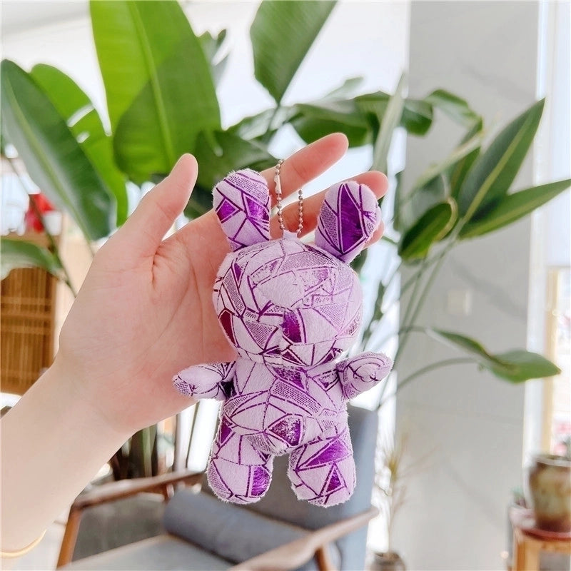 Cartoon Style Cute Bear Pp Cotton Women’s Bag Pendant Keychain