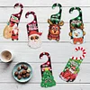 Christmas Snowman Diamond Painting Door Handle Hanging Sign Door Wooden Pendant Kit