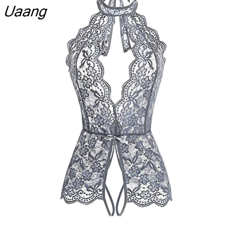 Uaang Size Women Pajamas Sexy Lingerie Pornos Suit Lace Underwear Set