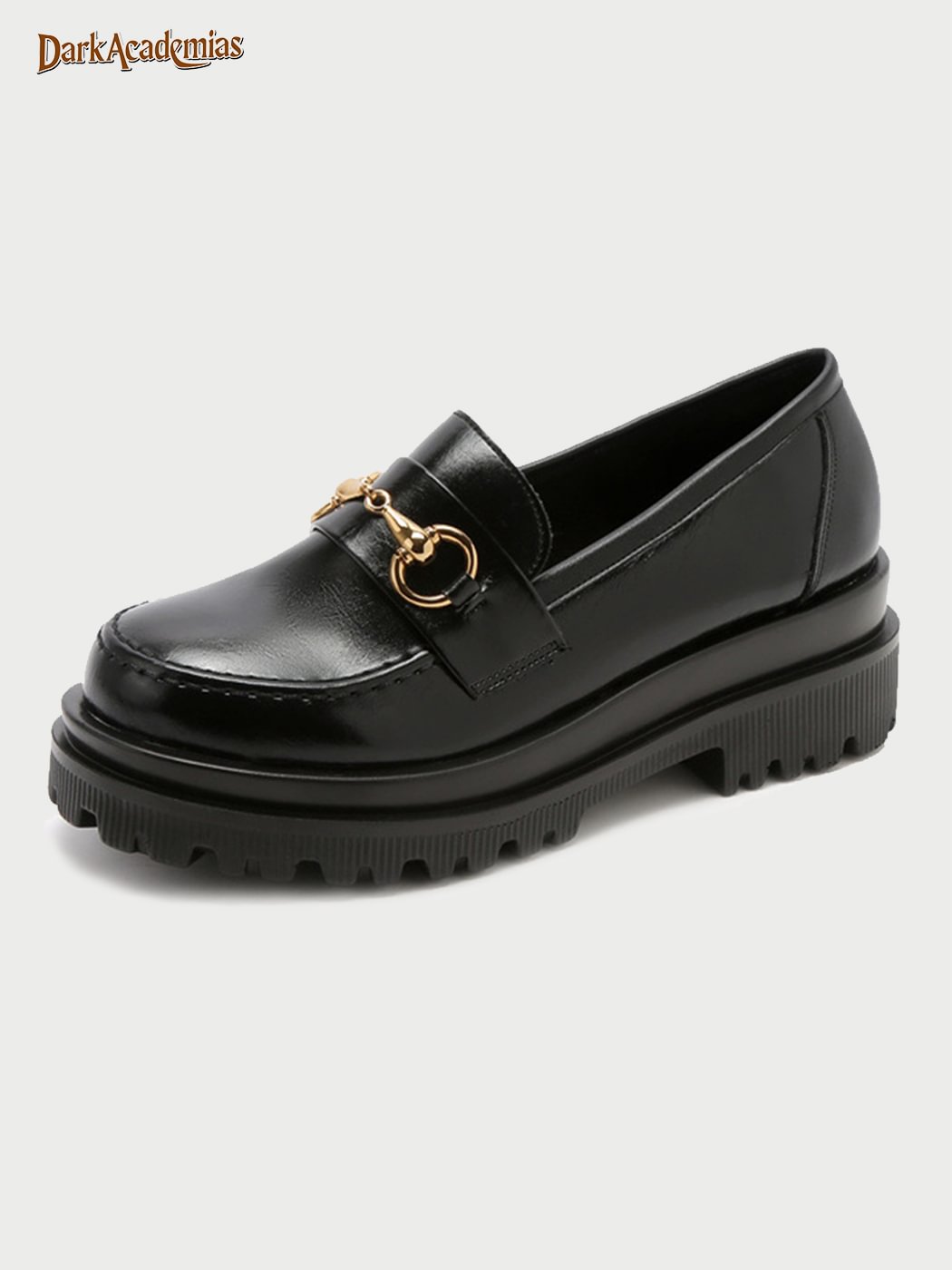 Black Metal Trim With Chunky Loafers