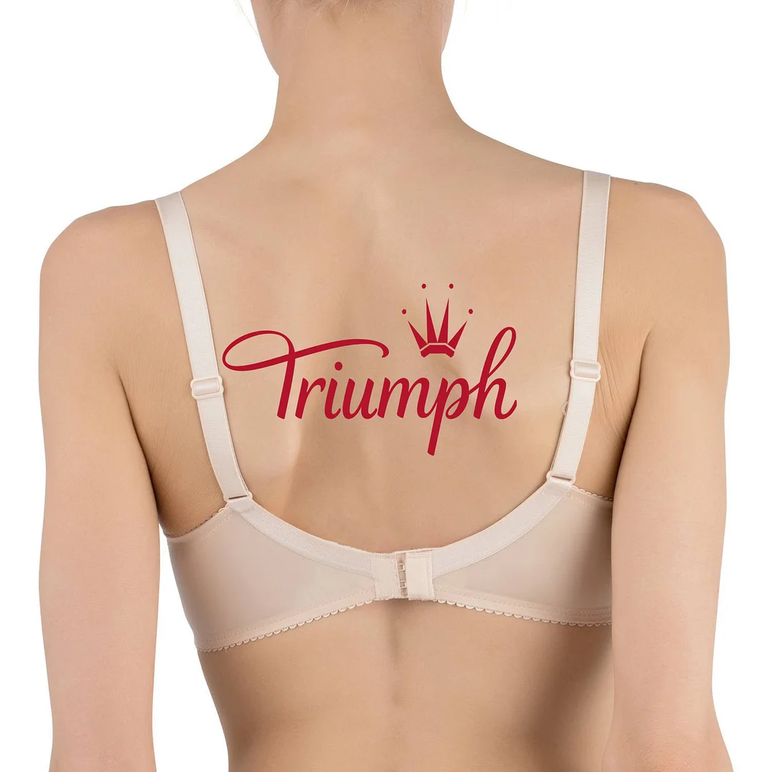 Triumph - (3 peças) soutien de seda com fio de conforto