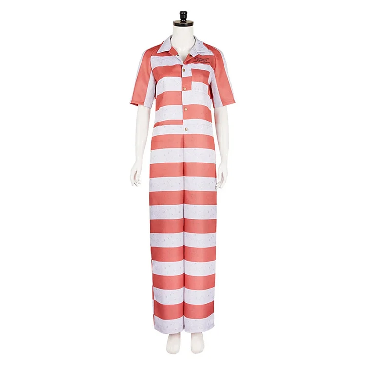 The Penguin (2024) Sofia Falcone Orange Hospital Jumpsuit Outfits Cosplay Costume 