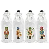 4 Pack DIY Rhinestone Drawstring Wine Gift Bags,  Diamond Painting Wine Decor Bag for Festival Gift Home Table Decor(Nutcracker)