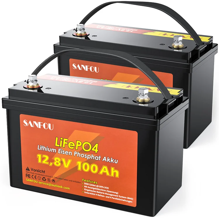 SANFOU 12.8V 6 Ah LiFePO4 battery
