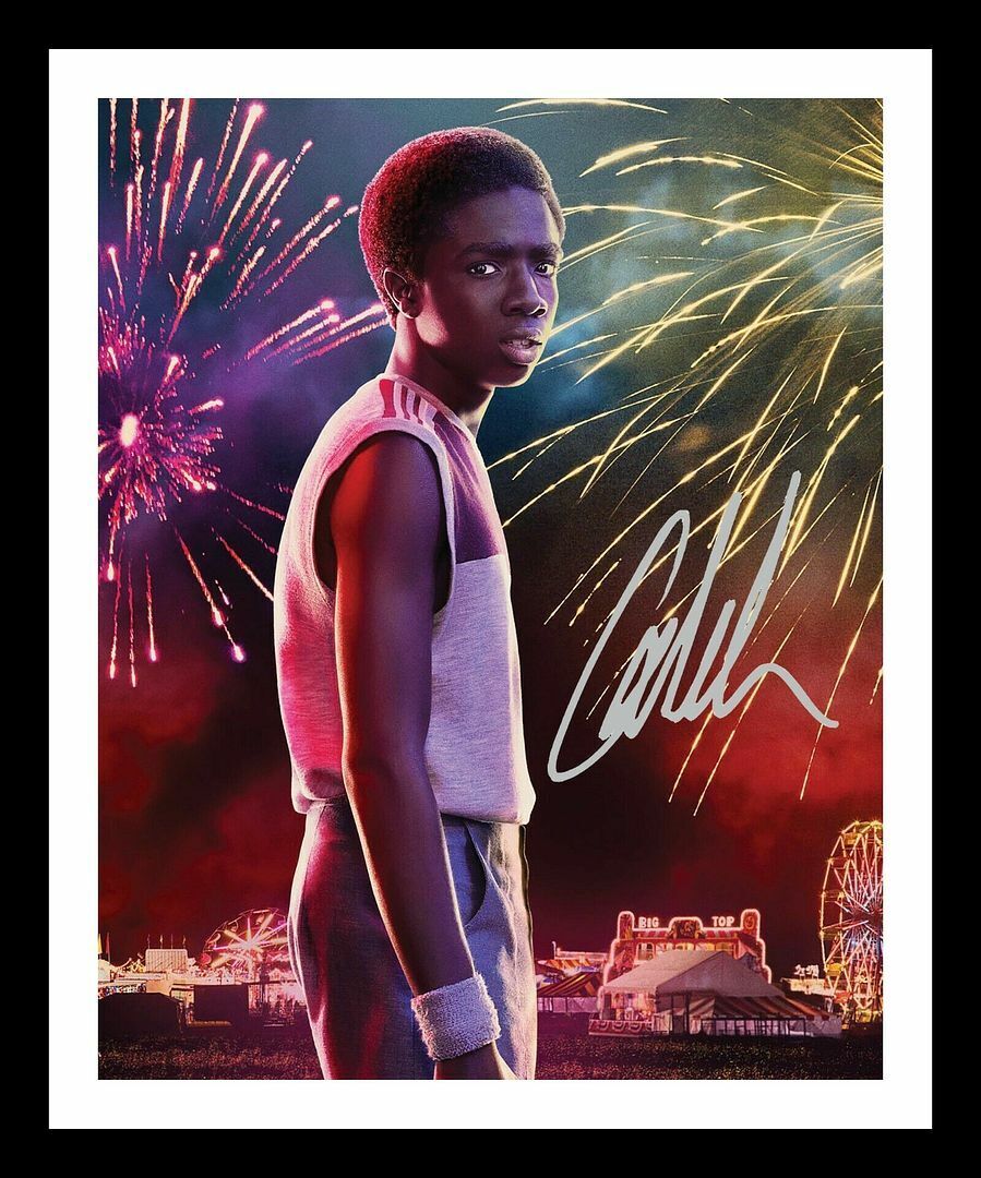 Caleb McLaughlin - Stranger Things Autograph Signed & Framed Photo Poster painting