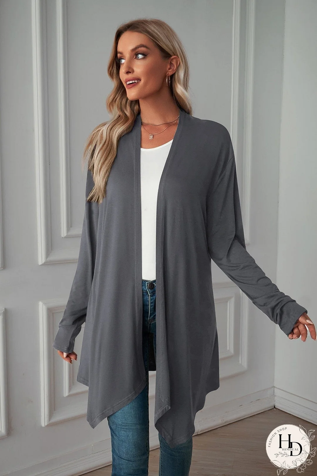 Warm Plaid Shirt Jacket for Fall