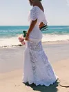 Off-The-Shoulder Lace Bohemia Maxi Dress