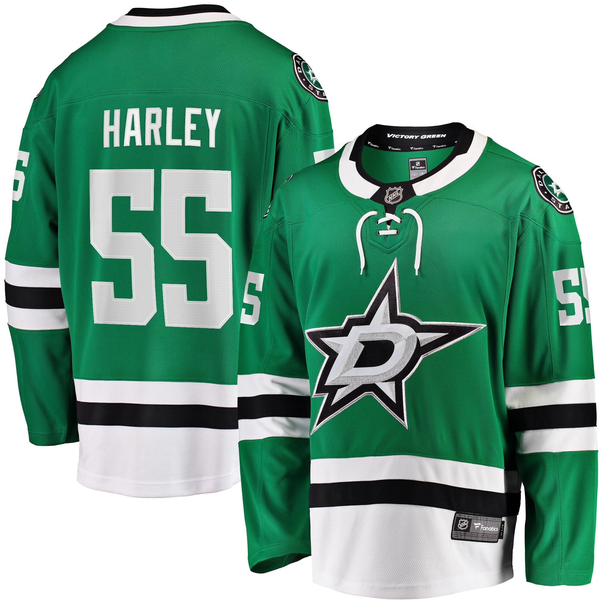 Thomas Harley Dallas Stars Fanatics Home Premier Breakaway   Jersey – Kelly Green mysite