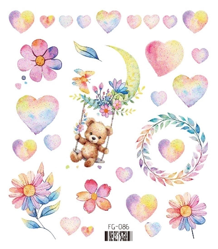 Lady Butterfly Pet Tattoos & Body Art 1 Piece