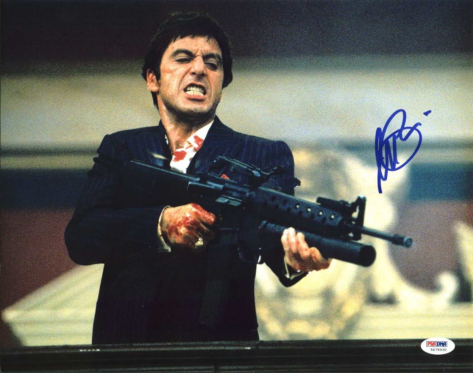 Al Pacino Scarface Signed 11X14 Photo Poster painting Graded Perfect 10! PSA/DNA ITP #5A78930