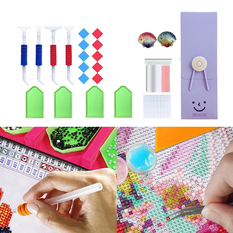 Portable Multifunction Funnel Embroidery Sewing Tools for Diamond Painting
