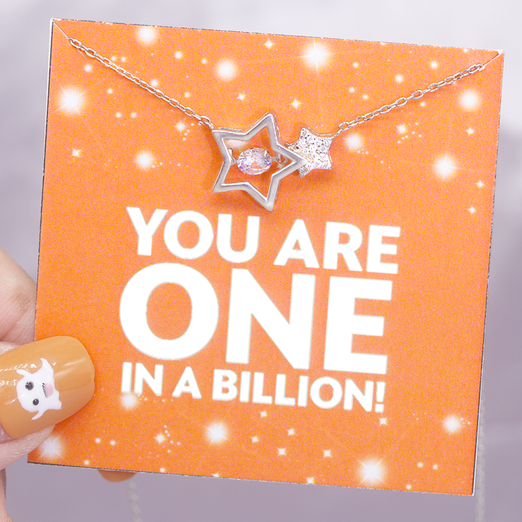 S925 You Are One In A Billion Star Necklace