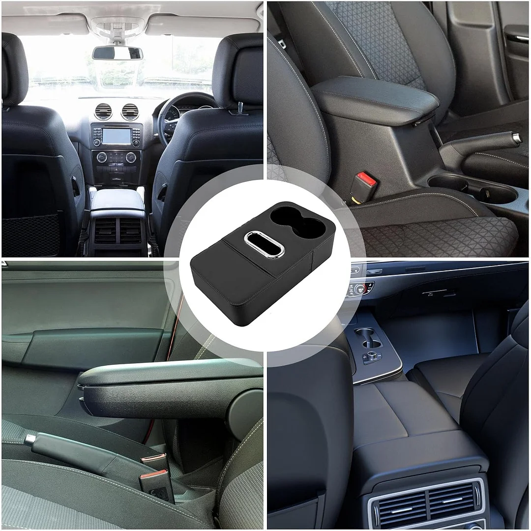 Car three-in-one armrest box