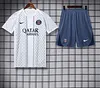 2025/2026 Psg Paris Pre-Match Training White Shirt+Shorts 1:1 Thai Quality