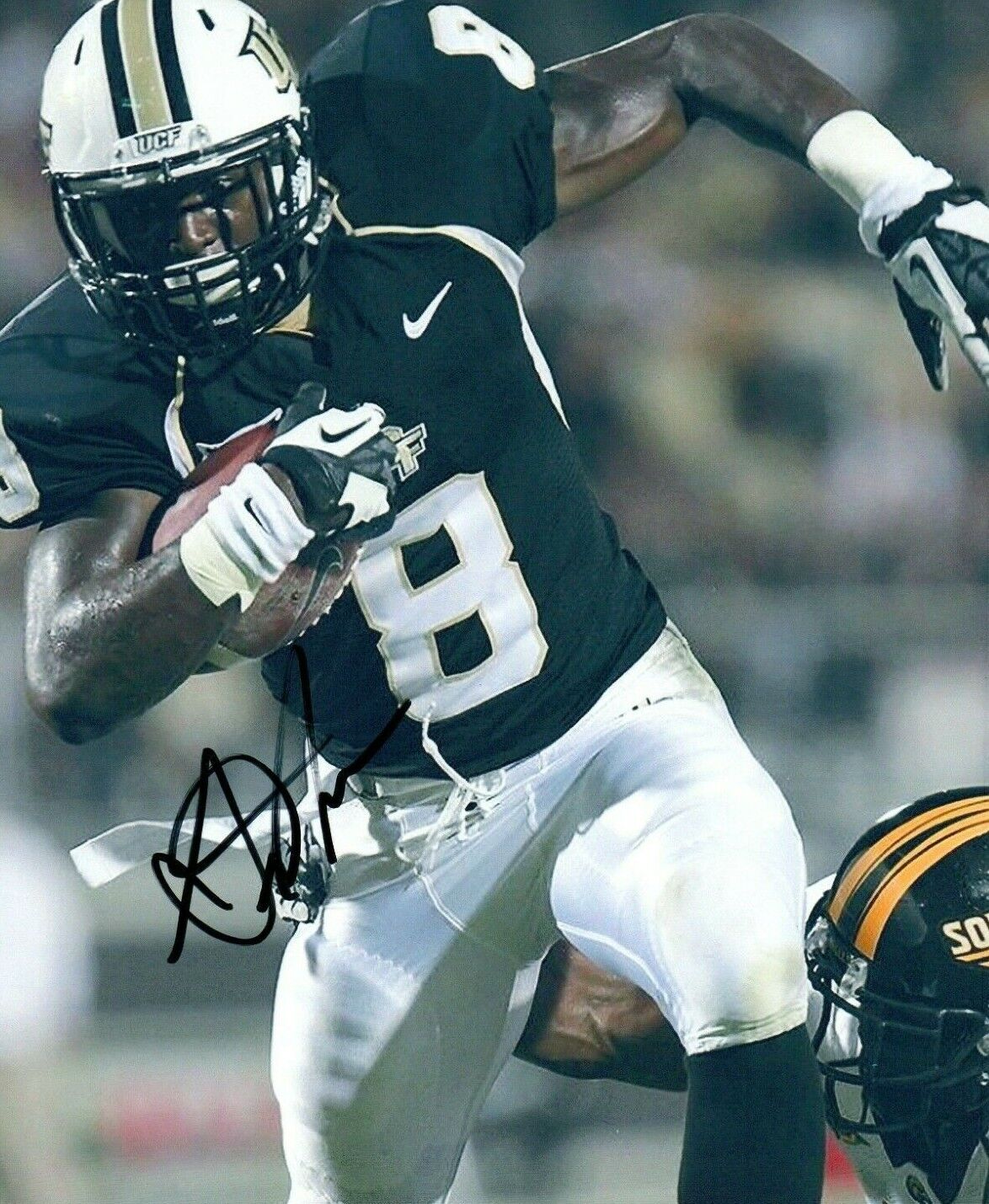 Storm Johnson UCF Knights Signed 8x10 Photo Poster painting Autographed COA 6