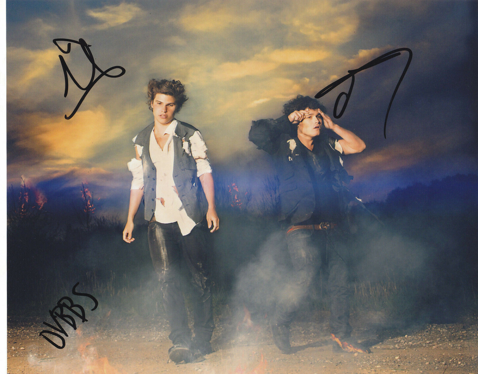 DVBBS ALEX CHRIS VAN DEN HOEF SIGNED AUTOGRAPHED EDM ELECTRO 8X10 Photo Poster painting PROOF #8