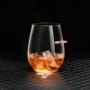 Creative bullet cup American soldier bullet cup foreign wine glass whiskey glass inlaid with bullet cup ins beer cup