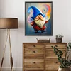 Diamond Painting -DIY Round Drill Colour Ink Gnome（40x50cm）
