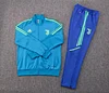 2022/2023 Juventus Long Zipped Jacket Blue Football Shirt 1:1 Thai Quality Set love fball
