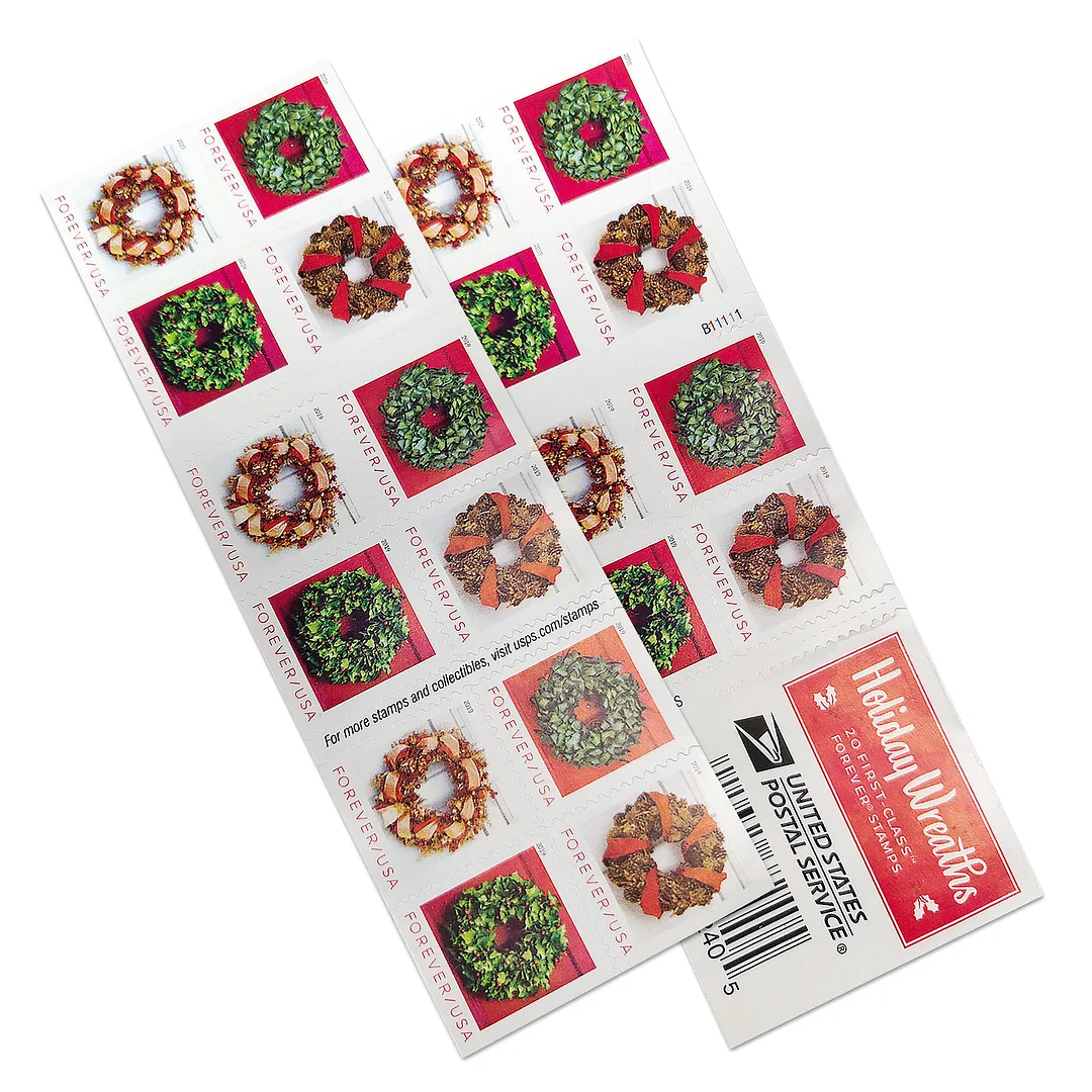 Christmas Carols Forever 1st Class Postage Stamps –