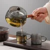 360&deg; Rotating Xiaoyao Teapot 500ml Kung Fu Teapot Suitable for Stovetop with Removable Filter Household Tea Set