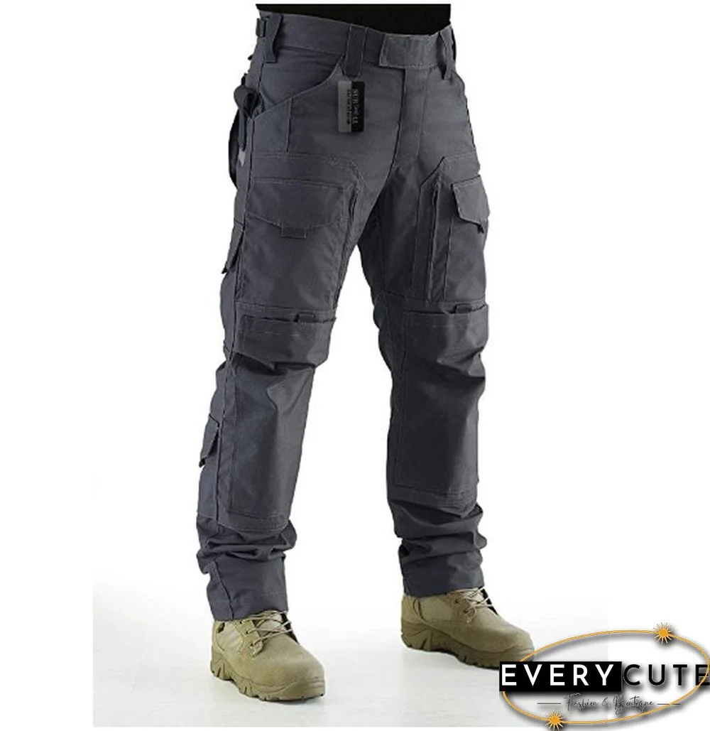 Men's Fashion Solid Color Outdoor Tactical Trousers