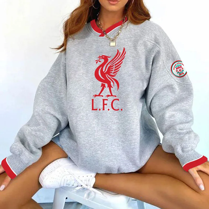 Women's Support Li Football Print Sweatshirt