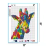 Colorful Giaffe | Full Round Diamond Painting Kits