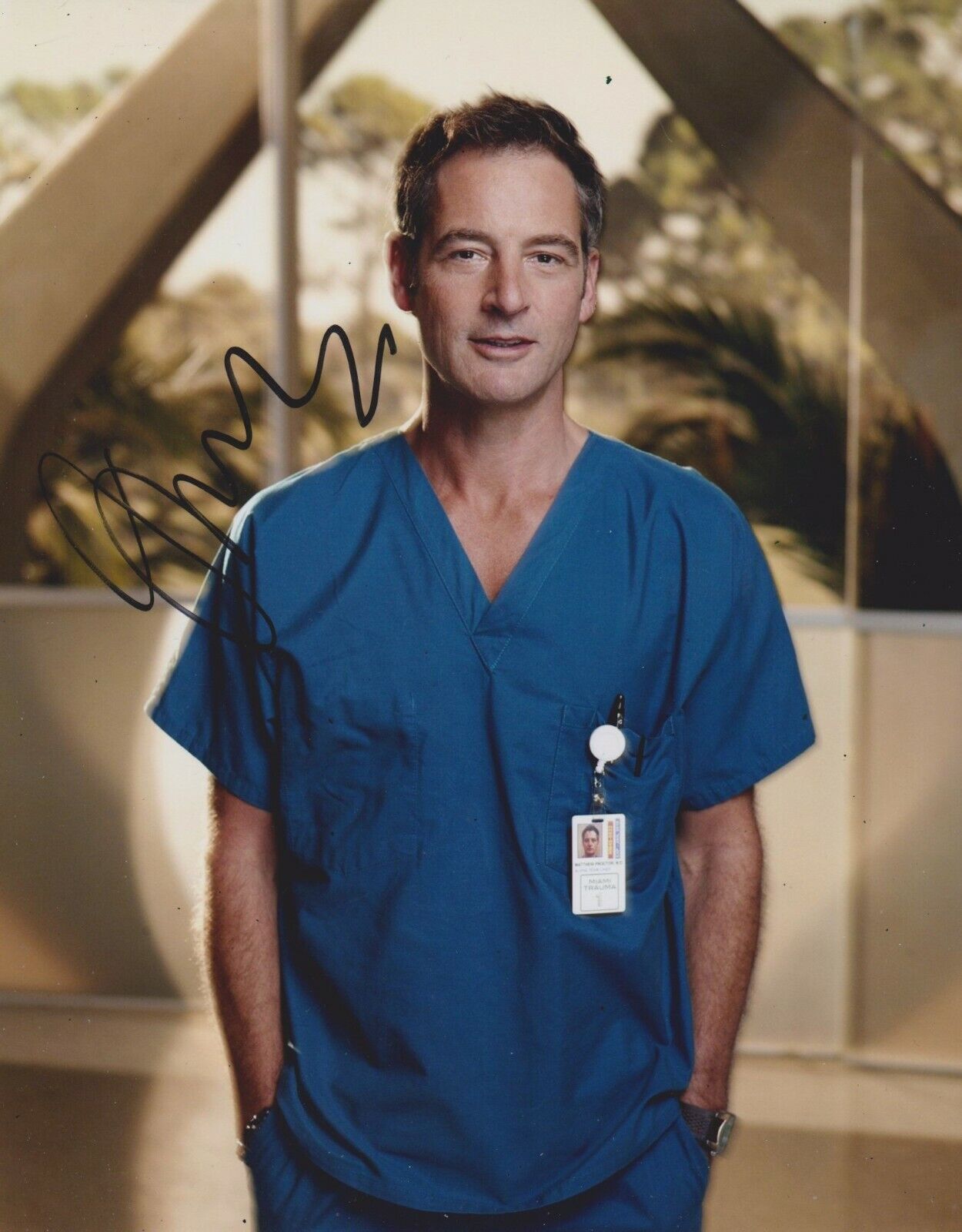 Jeremy Northam Signed Miami Medical 10x8 Photo Poster painting AFTAL