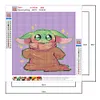 Diamond Painting -DIY Round Drill Green Monster