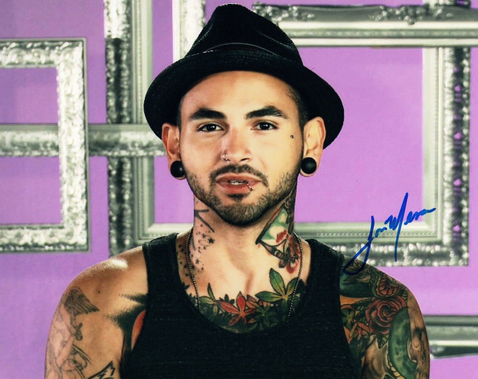 Jon Mesa Signed Autograph 8x10 Photo Poster painting Tattoo Artist COA VD