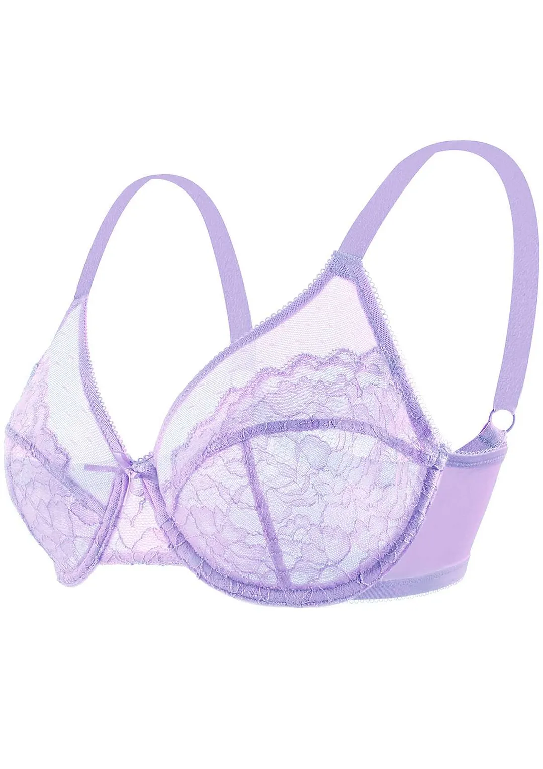 Enchante Unlined Non-padded Lace Underwire Bra