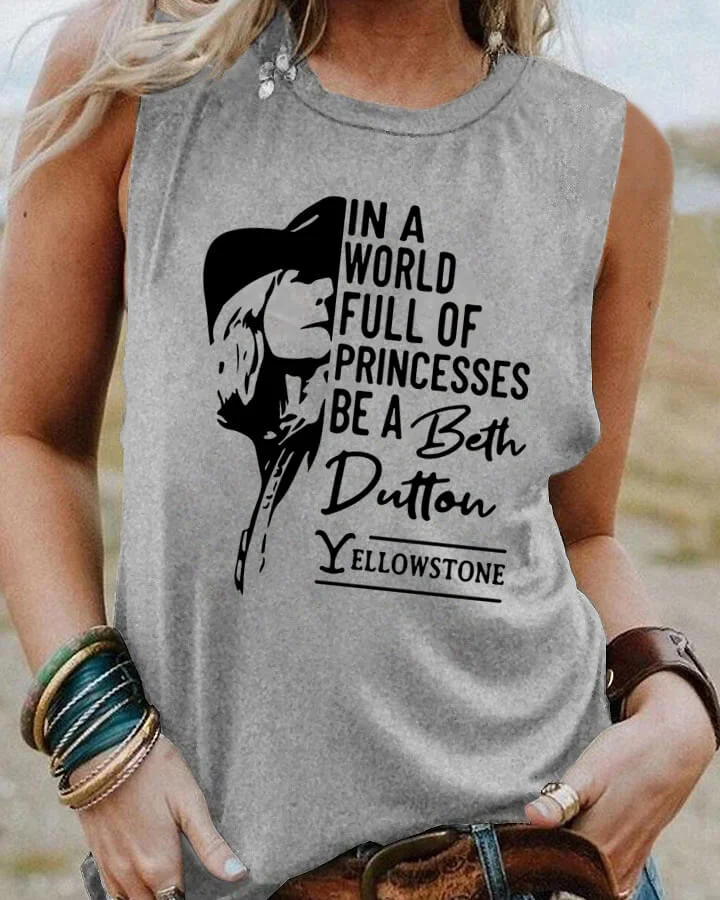 Be A Beth Dutton Tank Top