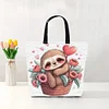 Sloth-11CT DIY Stamped Cross Stitch Shopping Bag 40*40cm