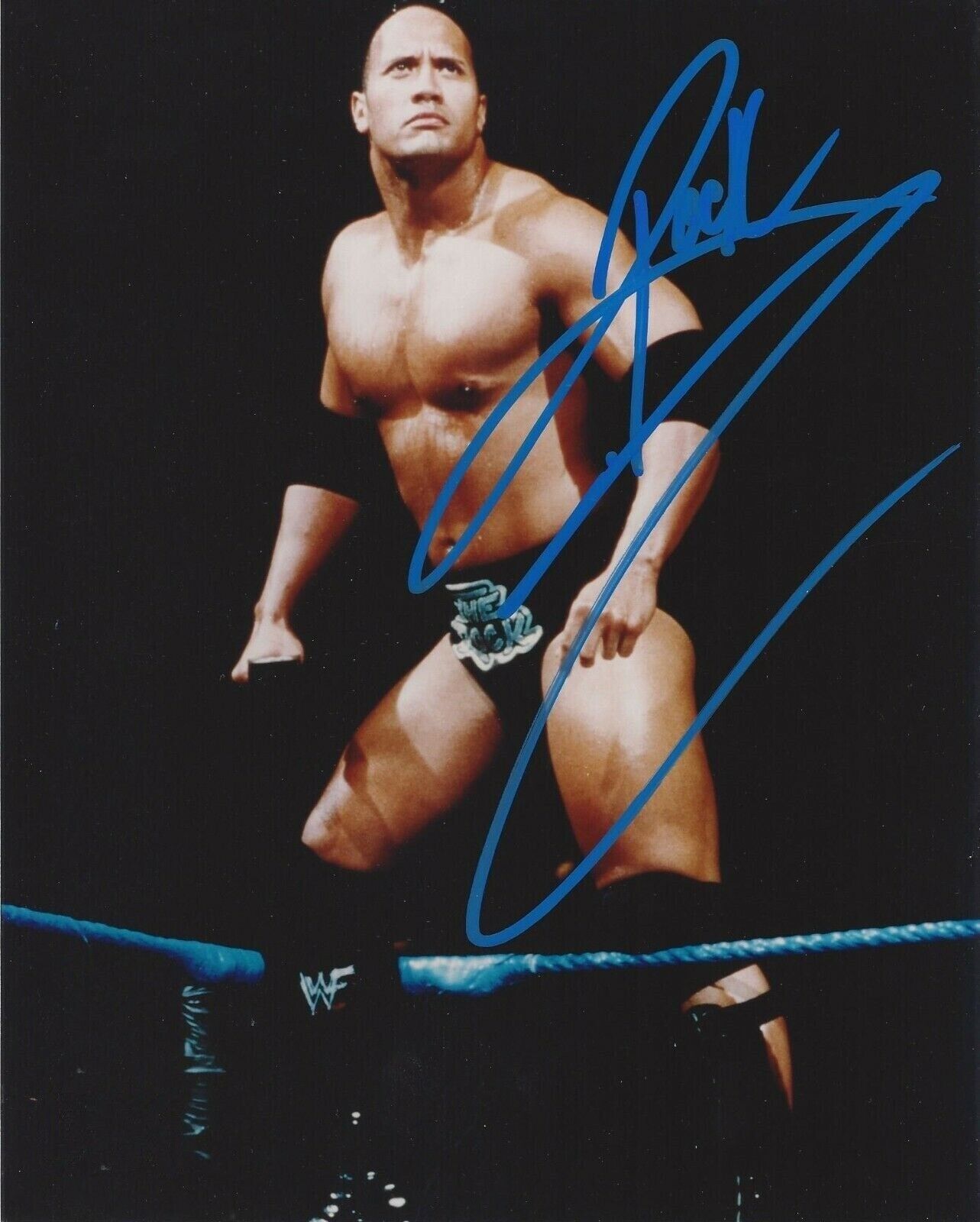 The Rock Dwayne Johnson ( WWF WWE ) Autographed Signed 8x10 Photo Poster painting REPRINT