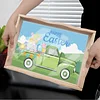 DIY Diamond Painting Wooden Tray Food Tray with Handle Living Room Decoration Easter Wooden Tray Kit