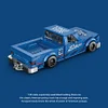 Retro Pickup Truck Sea Breeze Knight Container Car Eight-Grid Car Assembly Building Blocks Toy Model