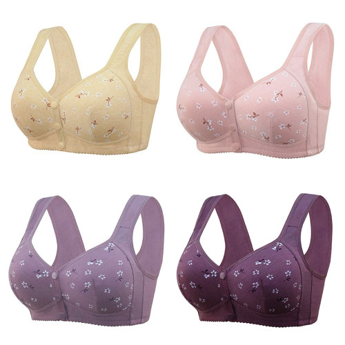 SUSANNE® COMFORTABLE & CONVEMIENT FRONT BUTTON BRA (4 PCS)