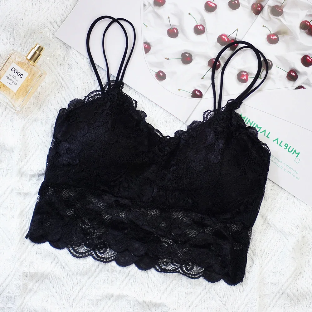 Billionm Summer Lace Girls Bra Fashion Sexy Yungong Underwear Strap Beauty Vest Tube Top Push Up Bras